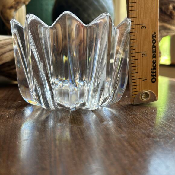 Orrefors Crystal Fleur Bowl designed by Jan Johansson - Picture 6 of 7